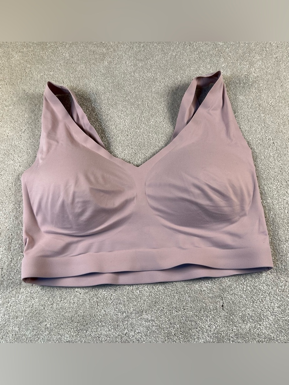 Soma Enbliss Bralette Light Purple Removable Pads Pullover Women's Large
